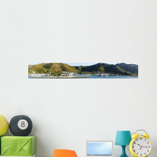 Tortola British Virgin Islands Wall Decal Panoramic Wall Decal