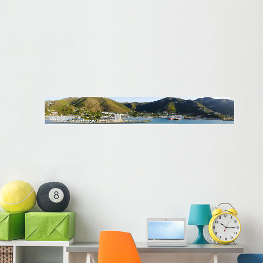 Tortola British Virgin Islands Wall Decal Panoramic Wall Decal