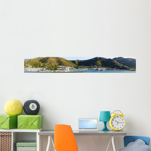 Tortola British Virgin Islands Wall Decal Panoramic Wall Decal