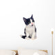 Black and White Kitten Wall Decal