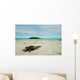 Iguanas Relaxing Beach Santa Wall Decal