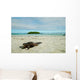 Iguanas Relaxing Beach Santa Wall Decal