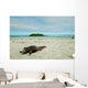 Iguanas Relaxing Beach Santa Wall Decal