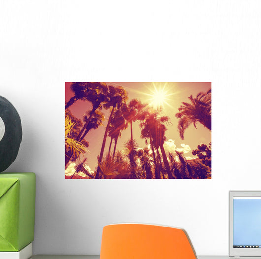 Sun Shining through Tall Wall Decal