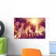 Sun Shining through Tall Wall Decal