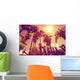 Sun Shining through Tall Wall Decal