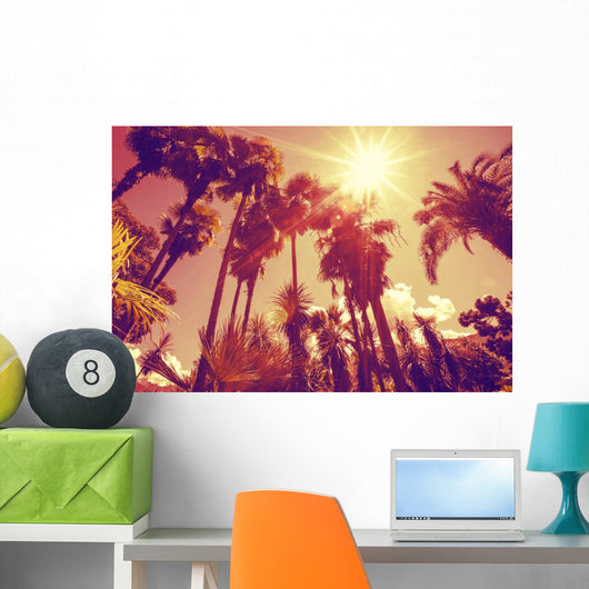 Sun Shining through Tall Wall Decal
