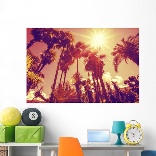 Sun Shining through Tall Wall Decal