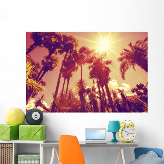 Sun Shining through Tall Wall Decal