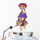 Dog Purple Dress Wall Decal