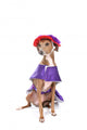 Dog Purple Dress Wall Decal