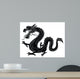 Chinese Dragon Silhouette Wall Decal