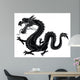 Chinese Dragon Silhouette Wall Decal