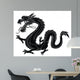 Chinese Dragon Silhouette Wall Decal
