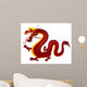 Chinese Dragon Illustration Wall Decal
