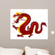 Chinese Dragon Illustration Wall Decal