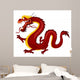 Chinese Dragon Illustration Wall Decal