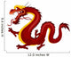 Chinese Dragon Illustration Wall Decal