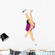 Figure Skater Illustration Wall Decal