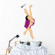 Figure Skater Illustration Wall Decal