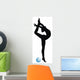 Rhythmic Gymnastic Silhouette Wall Decal