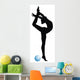 Rhythmic Gymnastic Silhouette Wall Decal