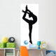 Rhythmic Gymnastic Silhouette Wall Decal