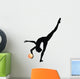Rhythmic Gymnastic Leg Up Silhouette Wall Decal