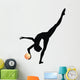 Rhythmic Gymnastic Leg Up Silhouette Wall Decal