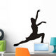 Figure Skater Silhouette Wall Decal
