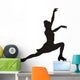 Figure Skater Silhouette Wall Decal