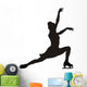 Figure Skater Silhouette Wall Decal