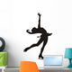 Figure Skater Layback Silhouette Wall Decal