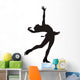 Figure Skater Layback Silhouette Wall Decal