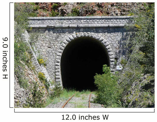 Entrance to Tunnel Wall Decal