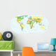 Highly Detailed World Map Wall Decal