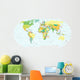 Highly Detailed World Map Wall Decal