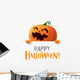 Happy Halloween Pumpkin Wall Decal