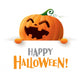 Happy Halloween Pumpkin Wall Decal