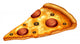 Slice Pepperoni Pizza Wall Decal