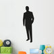 Young Business Man Silhouette Wall Decal