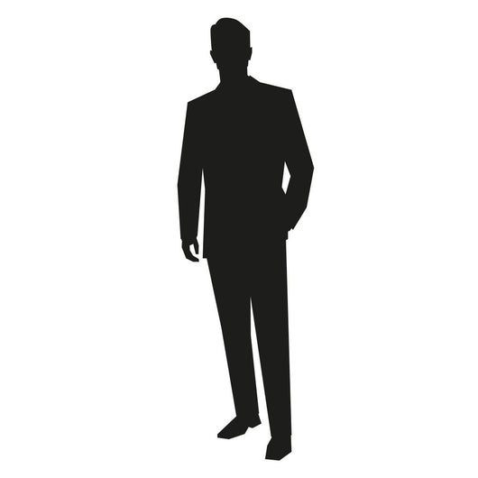 Young Business Man Silhouette Wall Decal