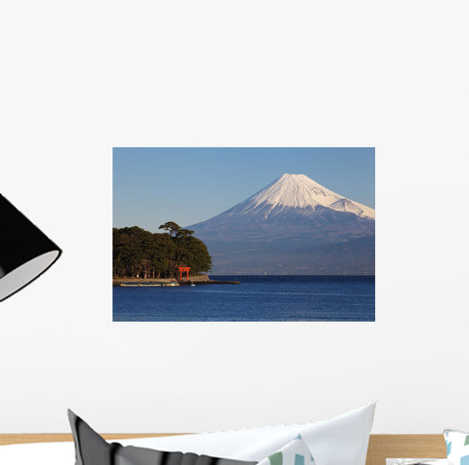 Mountain Fuji and Ocean Wall Decal