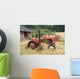Old Red Tractor Wall Decal