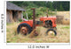 Old Red Tractor Wall Decal