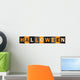 Halloween Vector Letters Wall Decal