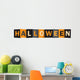 Halloween Vector Letters Wall Decal