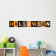 Halloween Vector Letters Wall Decal