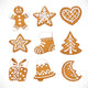 Christmas Gingerbread Wall Decal