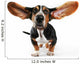 Flying Ears Basset Hound Wall Decal